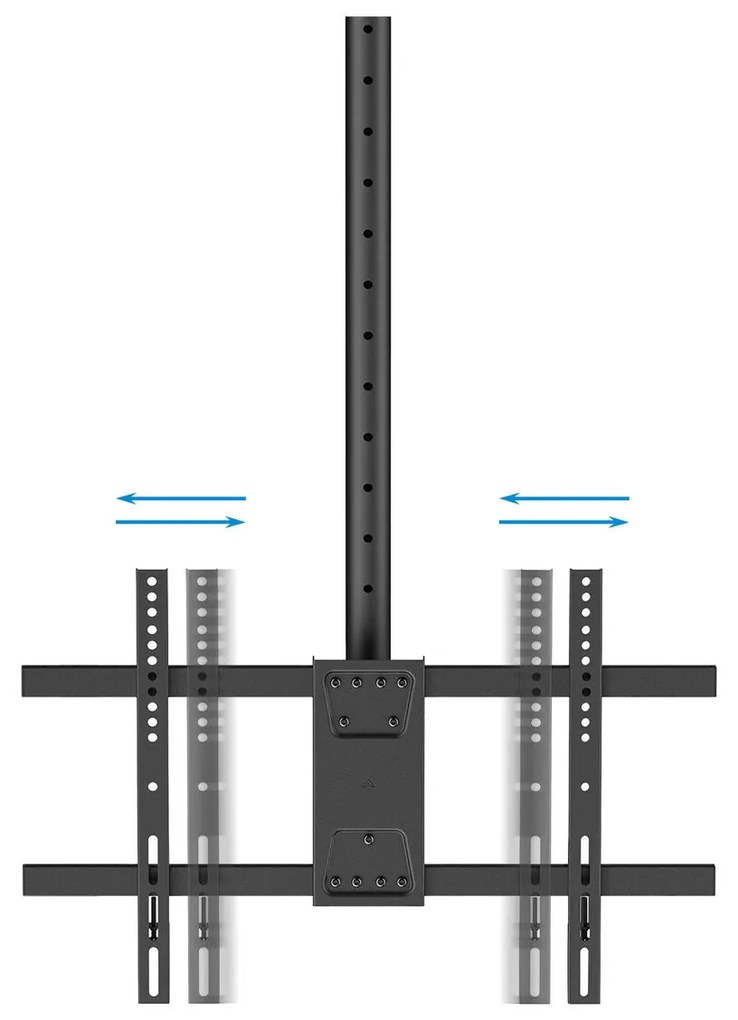 Supporto TV Tda Soffitto TooQ LPCE2286TSLI-XL-B 43" 86" 100 kg