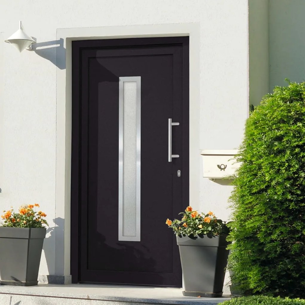 Porta Di Ingresso Antracite 108x200 Cm /
