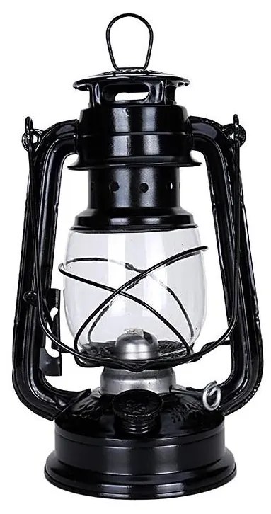 Brilagi - Lampada ad olio LANTERNA 24,5 cm nera