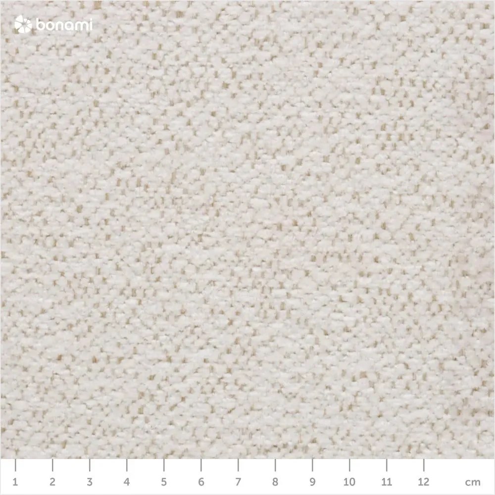 Divano angolare bianco allungabile e con contenitore (penisola a destra/chaise lounge) con rivestimento in ciniglia Everest – Bobochic Paris