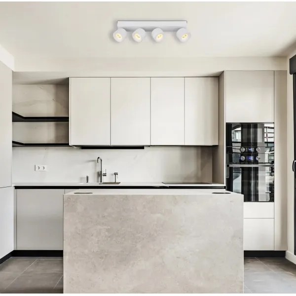 Globo 56961-4W - Faretto LED RAE 4xLED/6W/230V bianco