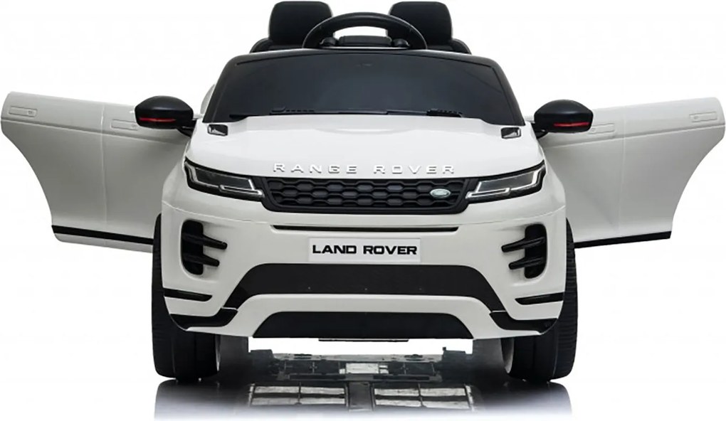 Macchina Elettrica per Bambini Licenza Land Rover Evoque 12V con Telecomando Bianco...