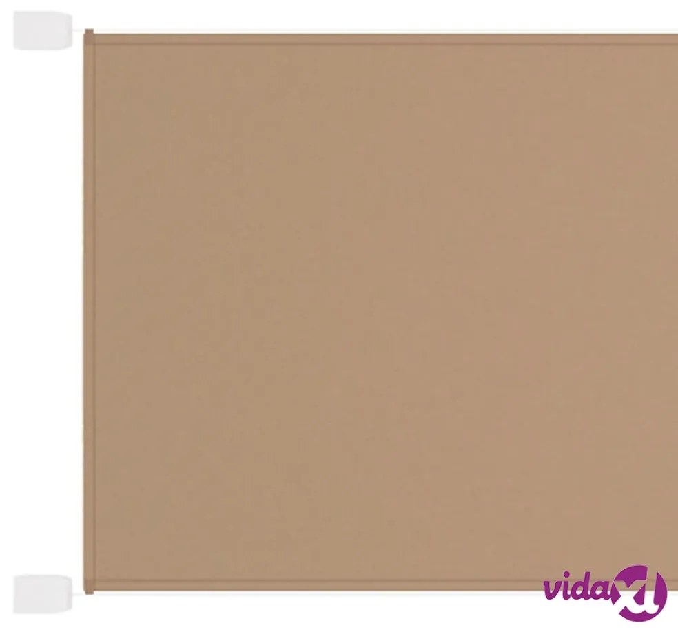 vidaXL Paravento Verticale Grigio Talpa 140x420 cm in Tessuto Oxford
