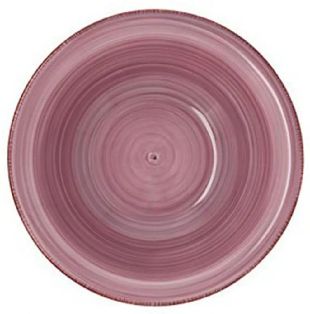 Ciotola Quid Vita Rosa Ceramica 6 Unità (18 cm)