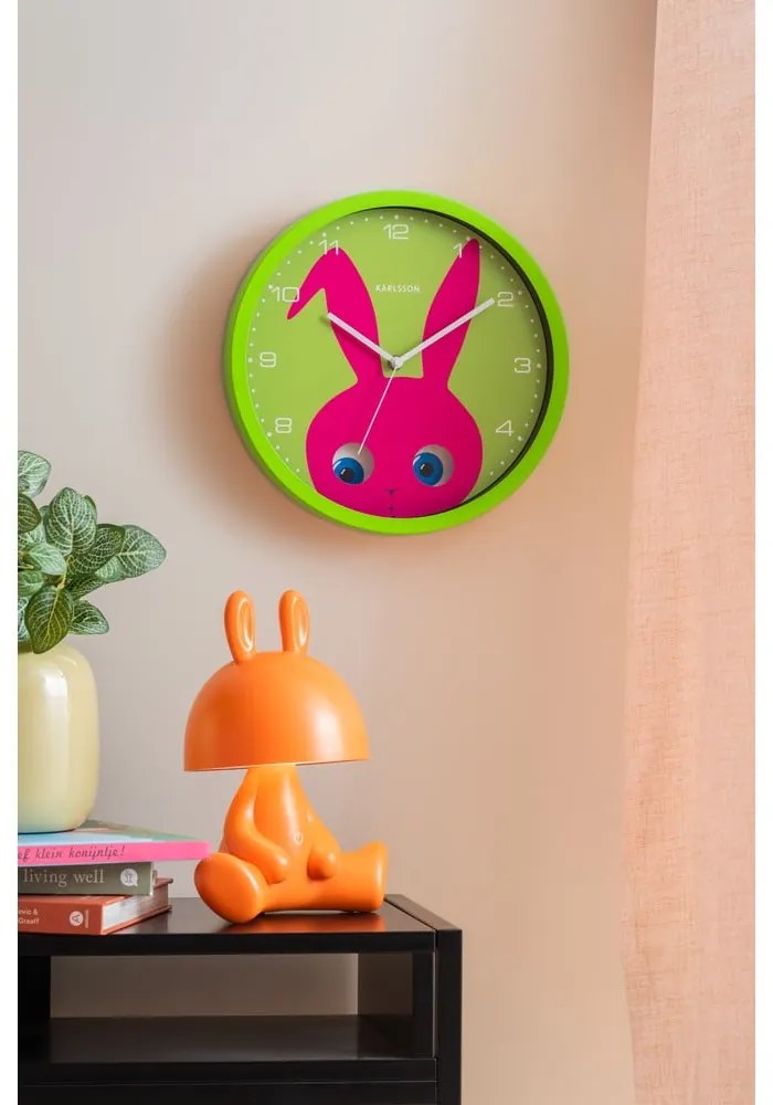 Orologio per bambini ø 31 cm Peekaboo Bunny - Karlsson