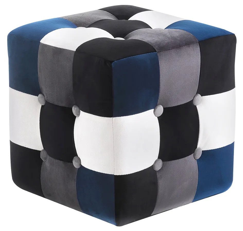 Pouf in tessuto 35x35x35 cm Liam OresteLuchetta