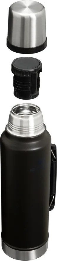 Borraccia termica nera in acciaio inox 1,4 l Legendary Classic Bottle Black 2.0 – Stanley