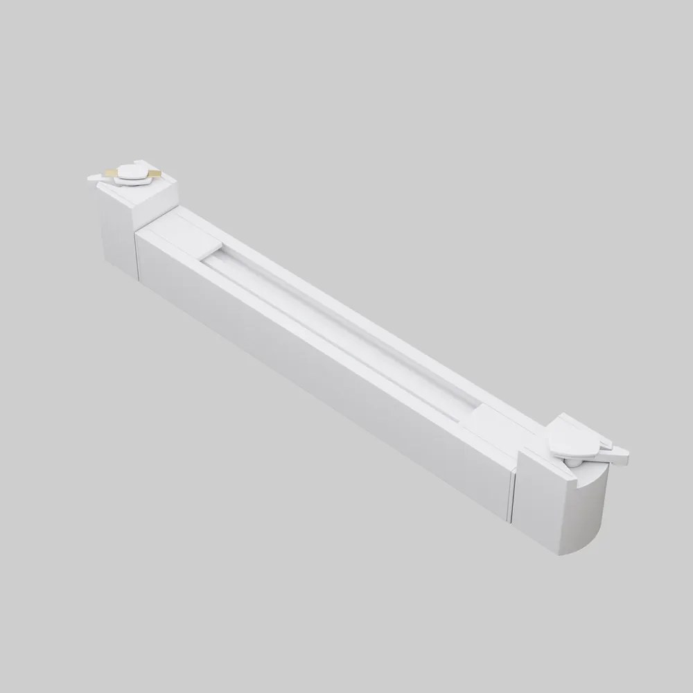 Spot Per Binario Moderno Points Alluminio Bianco 10 Luci Led Naturale