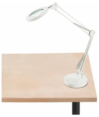 Extol - Lampada da tavolo LED dimmerabile con una lente d'ingrandimento LED/8W/5V 2900/4500/7500K bianco