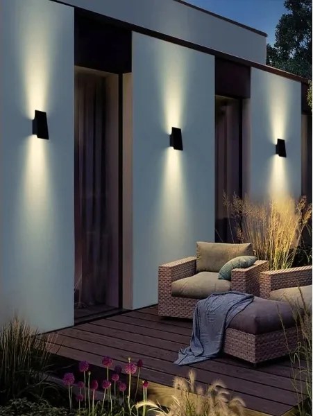 Viking - Lampada da parete solare a LED dimmerabile LED/1,5W/3,7V IP65 4000K 2000 mAh