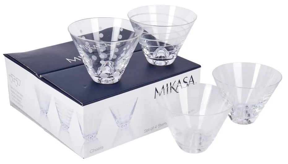 Set di 4 bicchieri da Martini Cheers - Mikasa