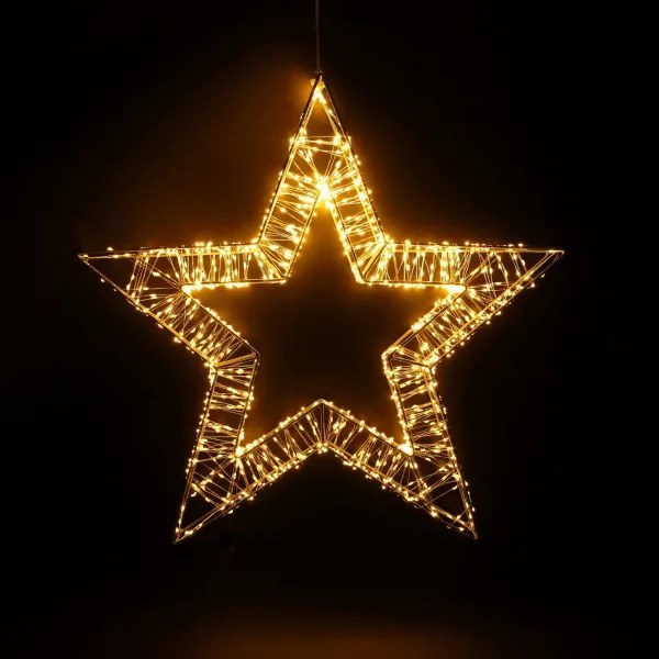 Brilagi - Decorazione di Natale LED per esterni, stella, 6W, 230V, IP44