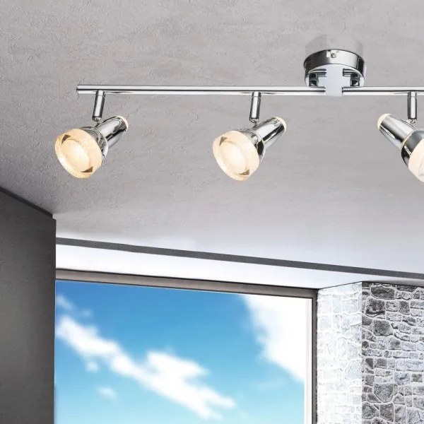 Globo 56134-4 - Faretto LED ALASKA 4xLED/4W/230V cromo lucido