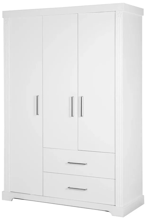 Armadio bianco per bambini 139x199 cm Maxi - Roba