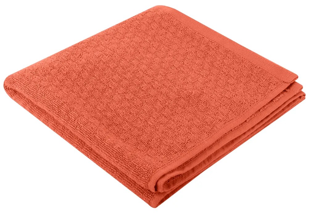 Asciugamano viso albicocca 50x100 cm in cotone Pop Corn