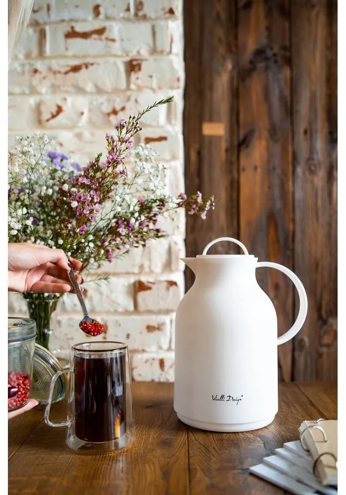 Thermos bianco, 1 l - Vialli Design