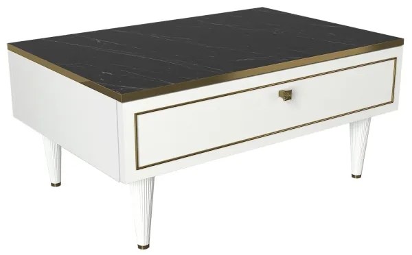 Tavolino RAVENNA 60x90 cm bianco