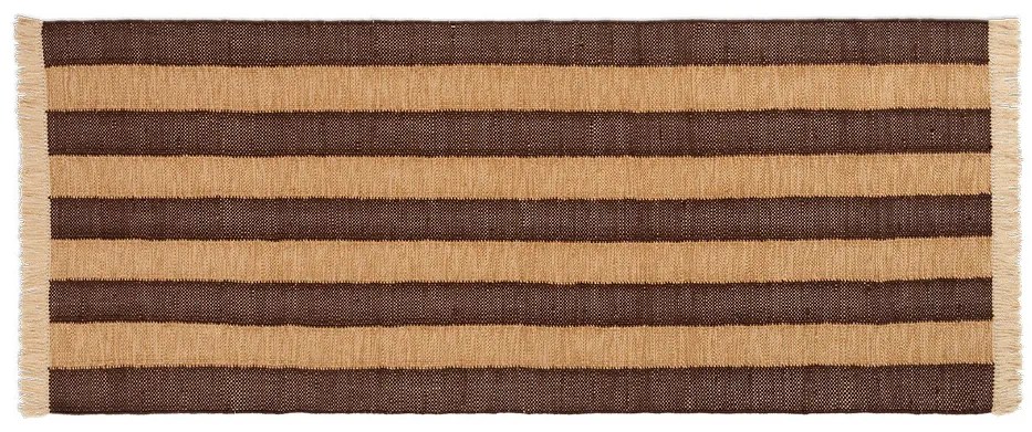 ferm LIVING - Ives Runner 80x200 Tan/Chocolate ferm LIVING