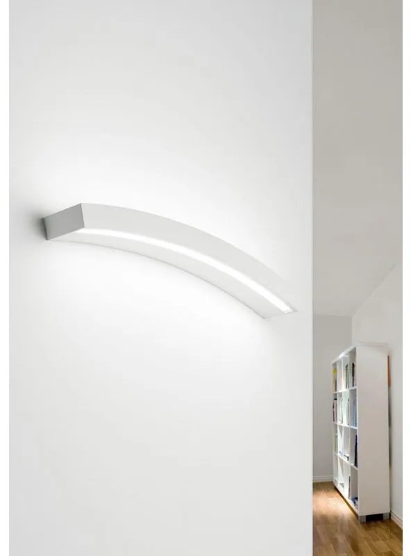 Applique LED moderno in gesso Melossia bianco TECNICO