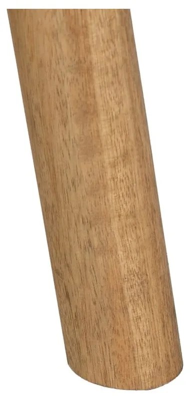 Tavolino da salotto rotondo di colore naturale in mango massiccio ø 60 cm Mao – Ixia