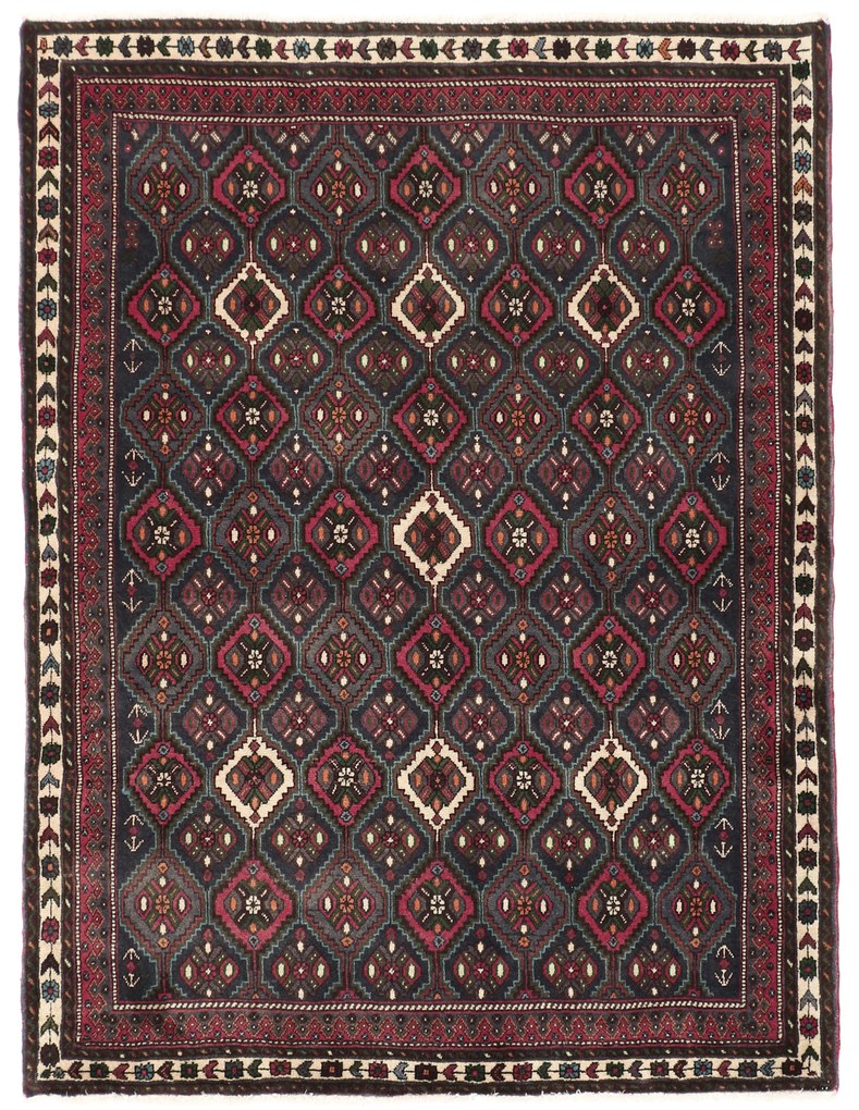 Afshar Tappeto persiano 130 x 170 (Iran) Annodato A Mano