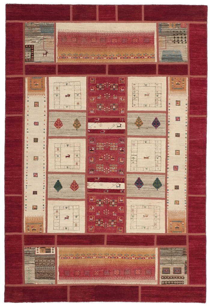 Rizbaft Tappeto persiano 310x210 (Iran) Annodato A Mano