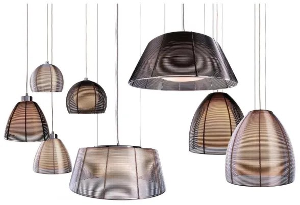 Deko-Light 342031 - Lampadario a sospensione con filo FILO 3xE27/60W/230V diametro 39 cm argento