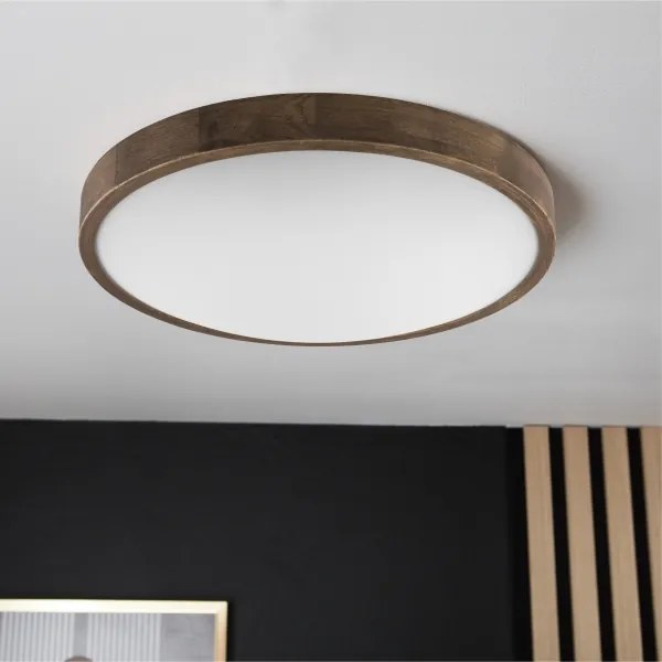 Brilagi - Lampada LED da soffitto CARVALHO SLIM 3xE27/60W/230V noce 47 cm