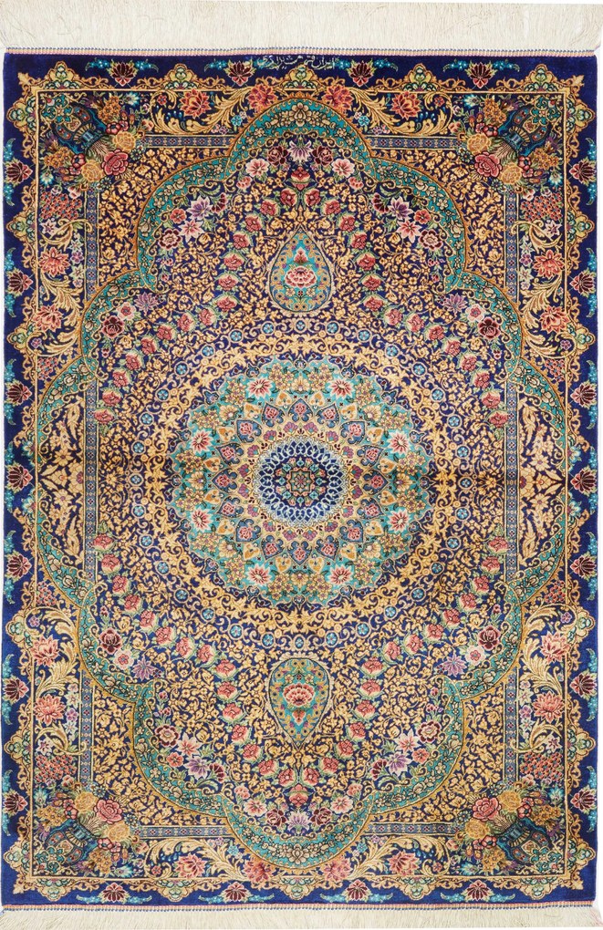 Ghom Tappeto persiano 120 x 80 (Iran) Annodato A Mano