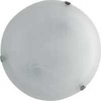 Plafoniera DUNA in vetro bianco 50 cm.