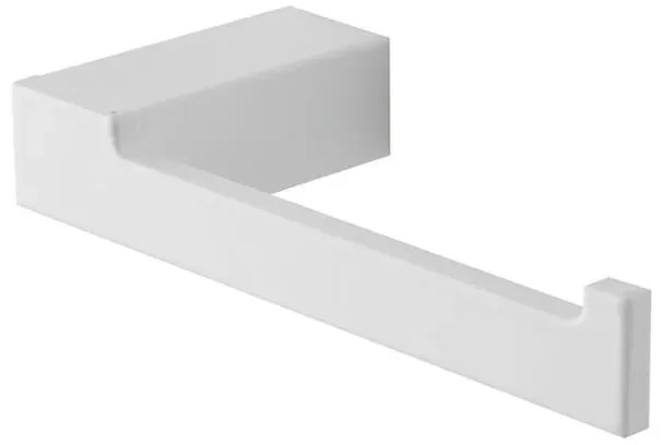 Porta rotolo carta igienica da muro in alluminio bianco Sky
