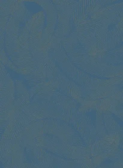 Isidore Leroy Carta da parati Plumes - Bleu