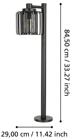 Eglo 900684 - Lampada da esterno SELINUS 1xE27/40W/230V IP65