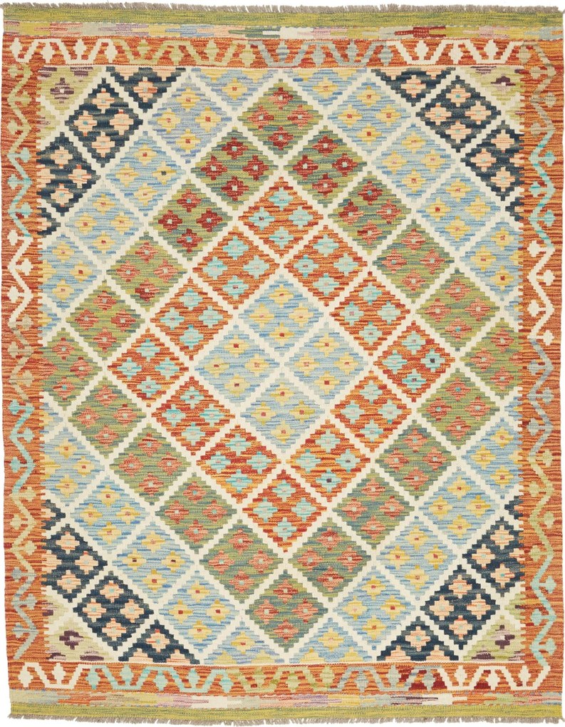 Kilim Tappeto 150 x 190 (Pakistan) Tessuto A Mano