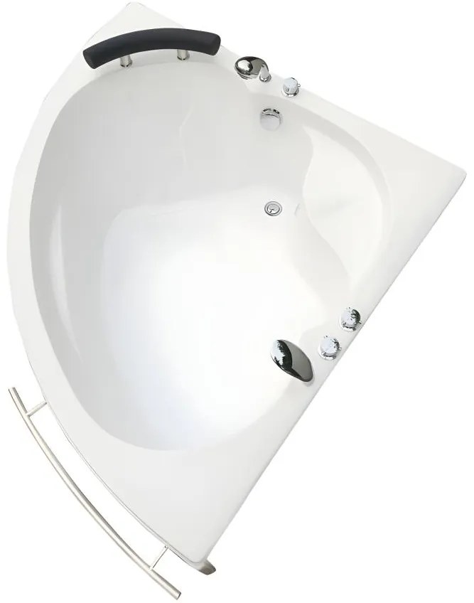 Vasca angolare con rubinetto - 135 x 135 x H54 cm - 263L - NAVONA