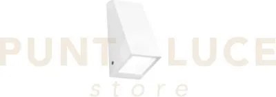 Applique popup bianca in metallo ip44 1 luce attacco gu10 71x69x145mm