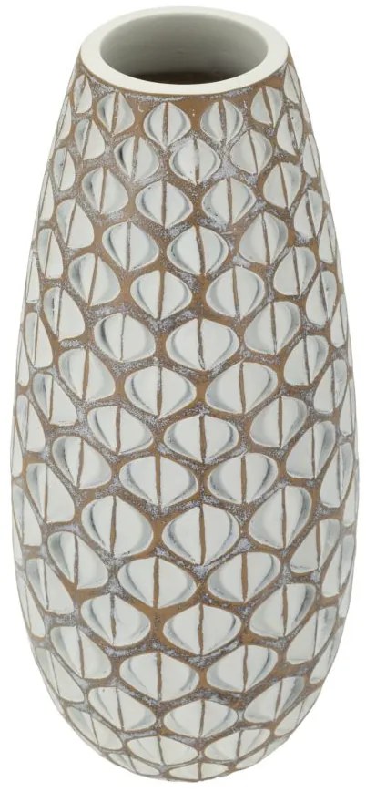 Vaso Resina Tibet Cm Ø 20X45,5 Design Moderno Elegante