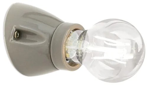Orion - Applique da parete FROST 1xE27/60W/230V grigia