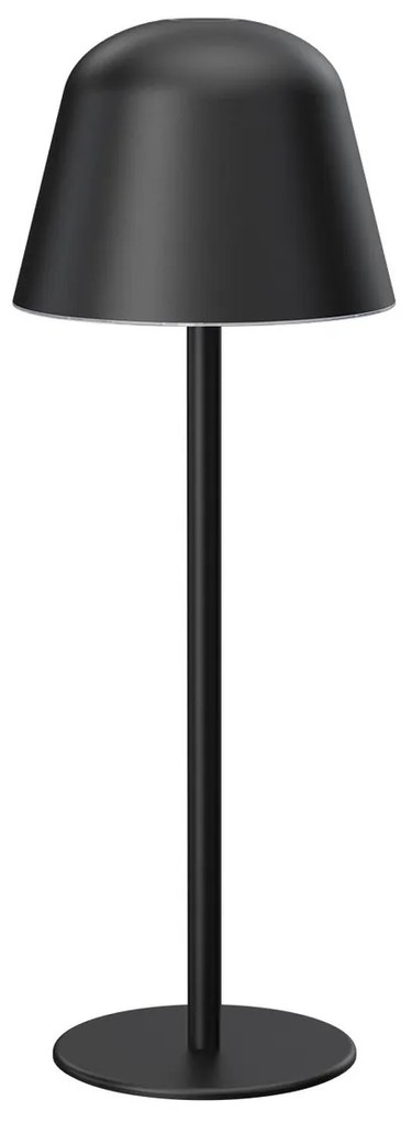Lampada da Tavolo Ricaricabile 2.2W IP54 CCT Dimmerabile - Nera