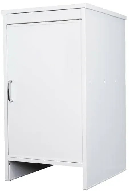 Mobile multiuso lavanderia 45x50 cm in PVC con ripiano interno Kandy