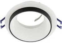 Faretto Ad Incasso Moderno Carosso In Alluminio Bianco 1 Luce Gu10 35W