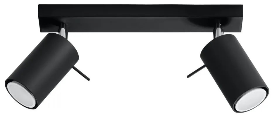 Faretto nero 8x30 cm Etna – Sollux