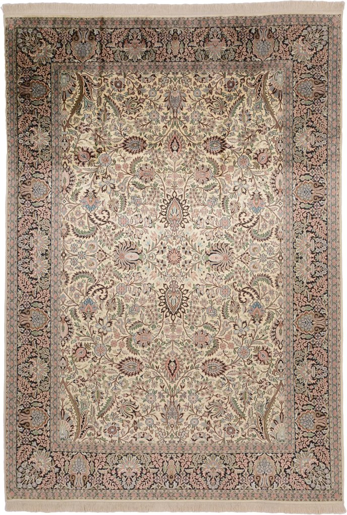 Cashmere Silk Tappeto orientale 310 x 220 (Indian) Annodato A Mano