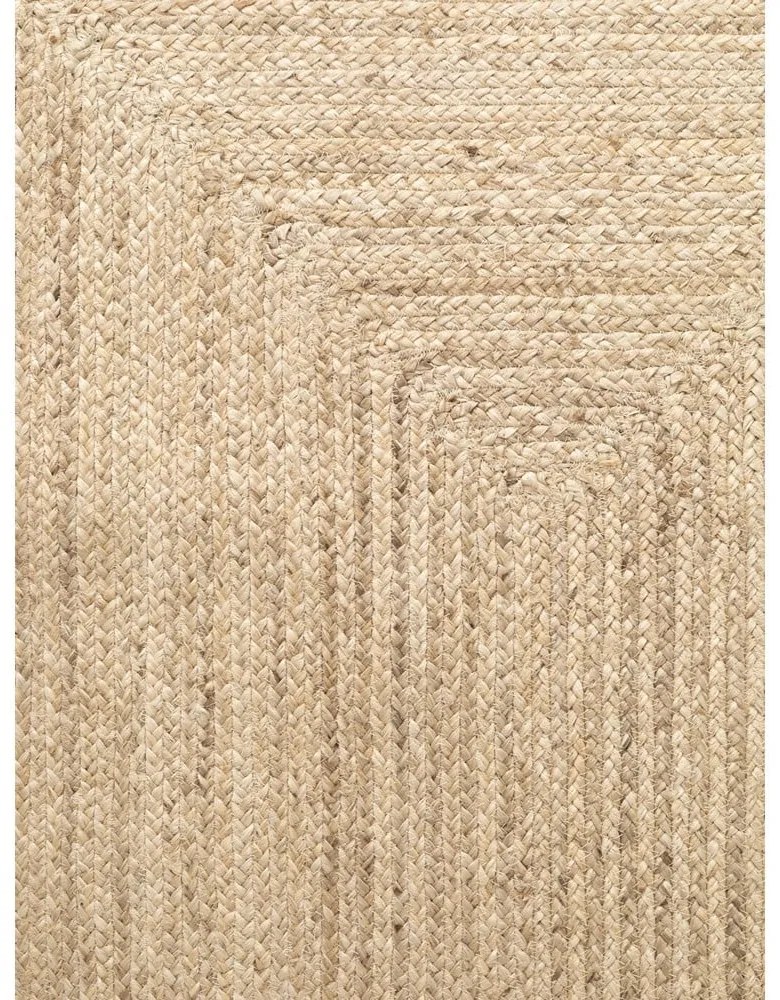 Passatoia colore naturale chiaro in iuta reversibile e tessuta a mano 80x200 cm Sharmila Natural White – Hanse Home