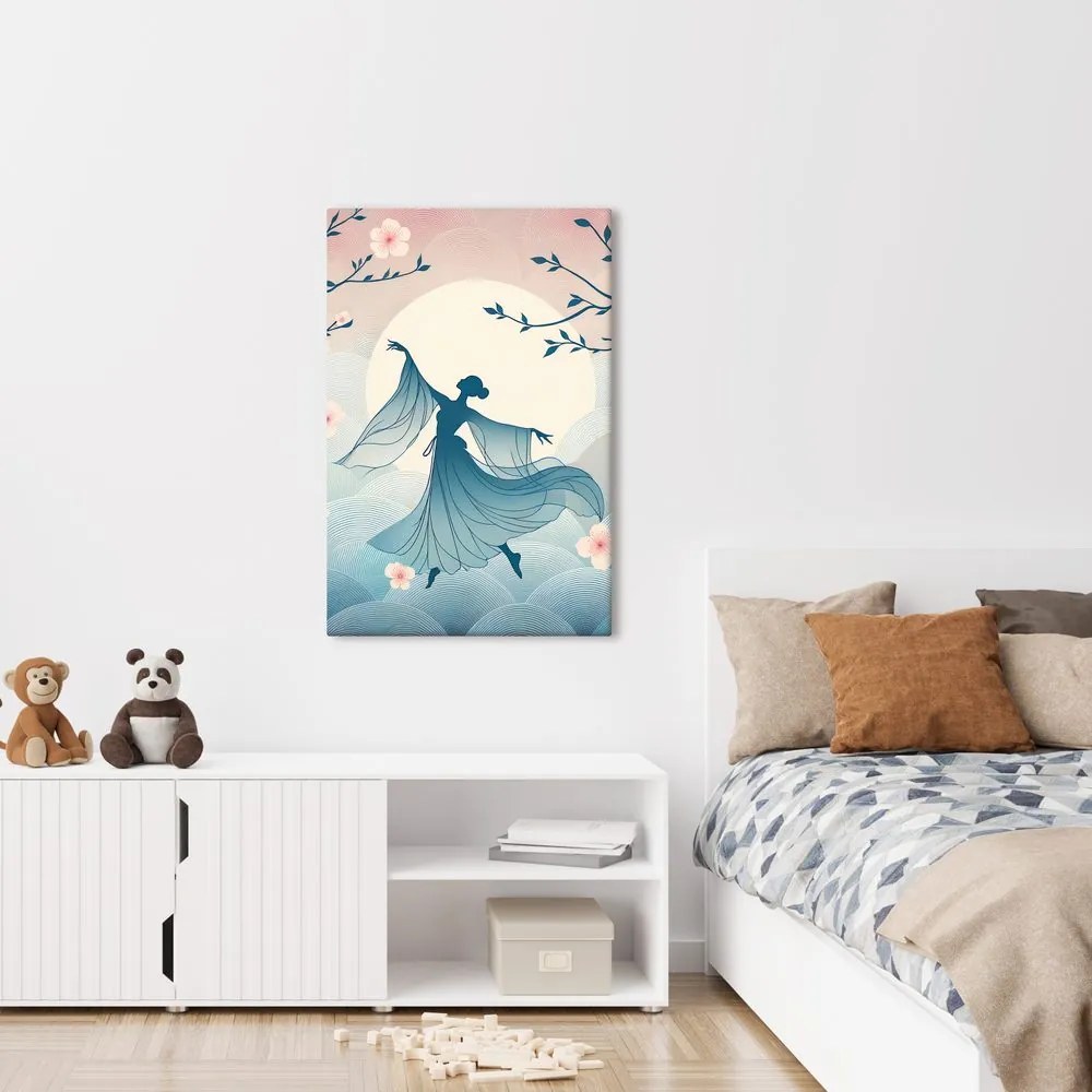 Quadro su tela – Danza elegante in un mattino floreale