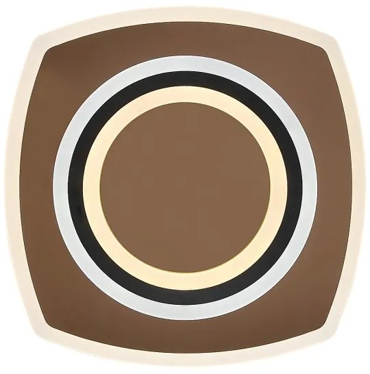 Rabalux 71317-LED Plafoniera LED dimmerabile TANELI 60W/230V 3000/4000/6000K cromo/nero+telecomando