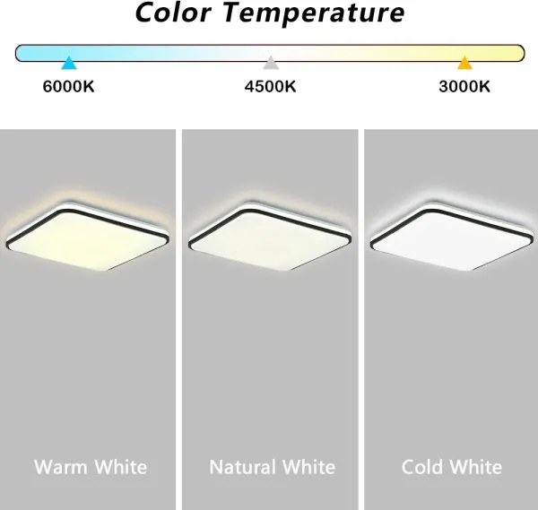 Brilagi - Plafoniera LED dimmerabile SMART LED/36W/230V 53x53 cm Wi-Fi Tuya + telecomando