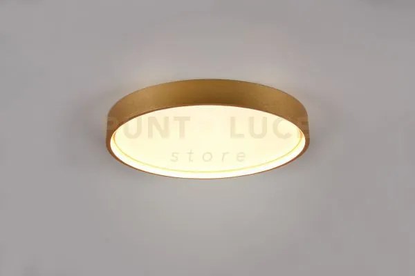 Doha plafoniera led 29w 3260lm, 2300+3000+4000k con bordo metallo o...