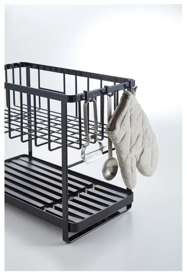 Vassoio di raccolta in metallo a due livelli Tower - YAMAZAKI