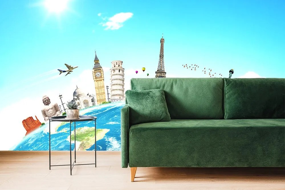 Carta da parati – Viaggio intorno al mondo